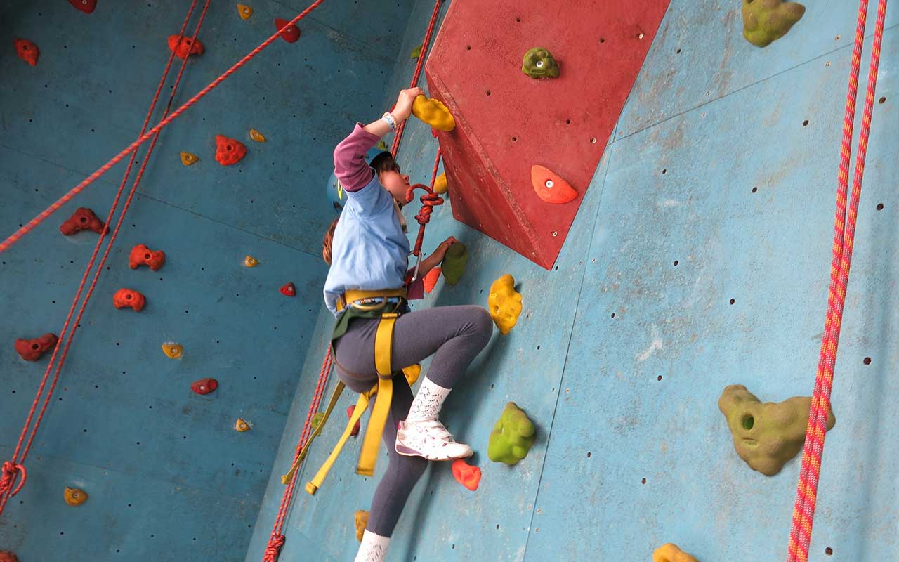 Wall climbing courses